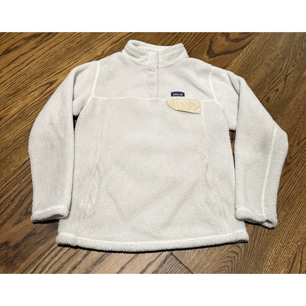 Patagonia Girls Re-Tool Snap-T Polartec Fleece Pullover Size Large‎ Youth 12